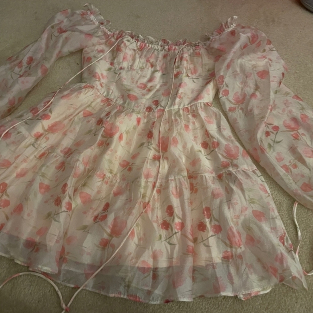 Floral mini dress xs - Picture 9 of 9